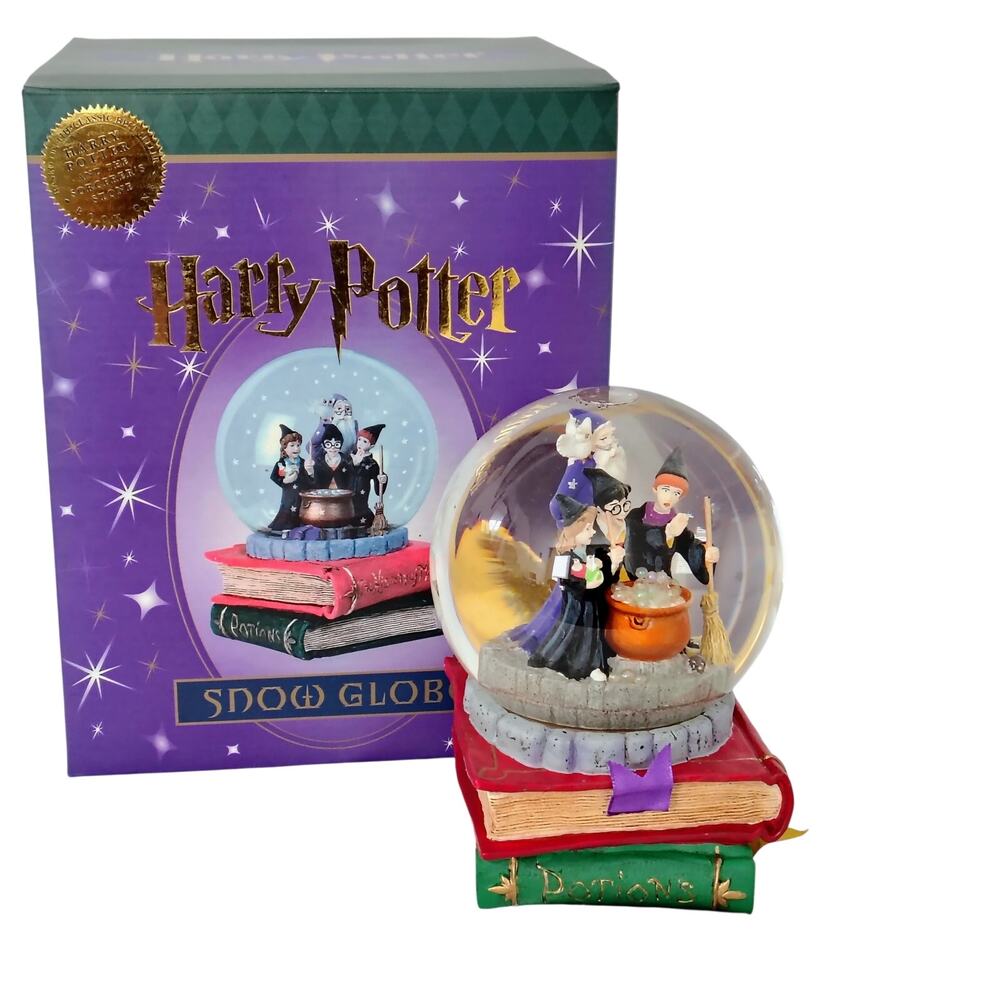 Warner Bros Harry Potter & The Sorcerer's Stone Snow Globe 2000 Vintage Y2k